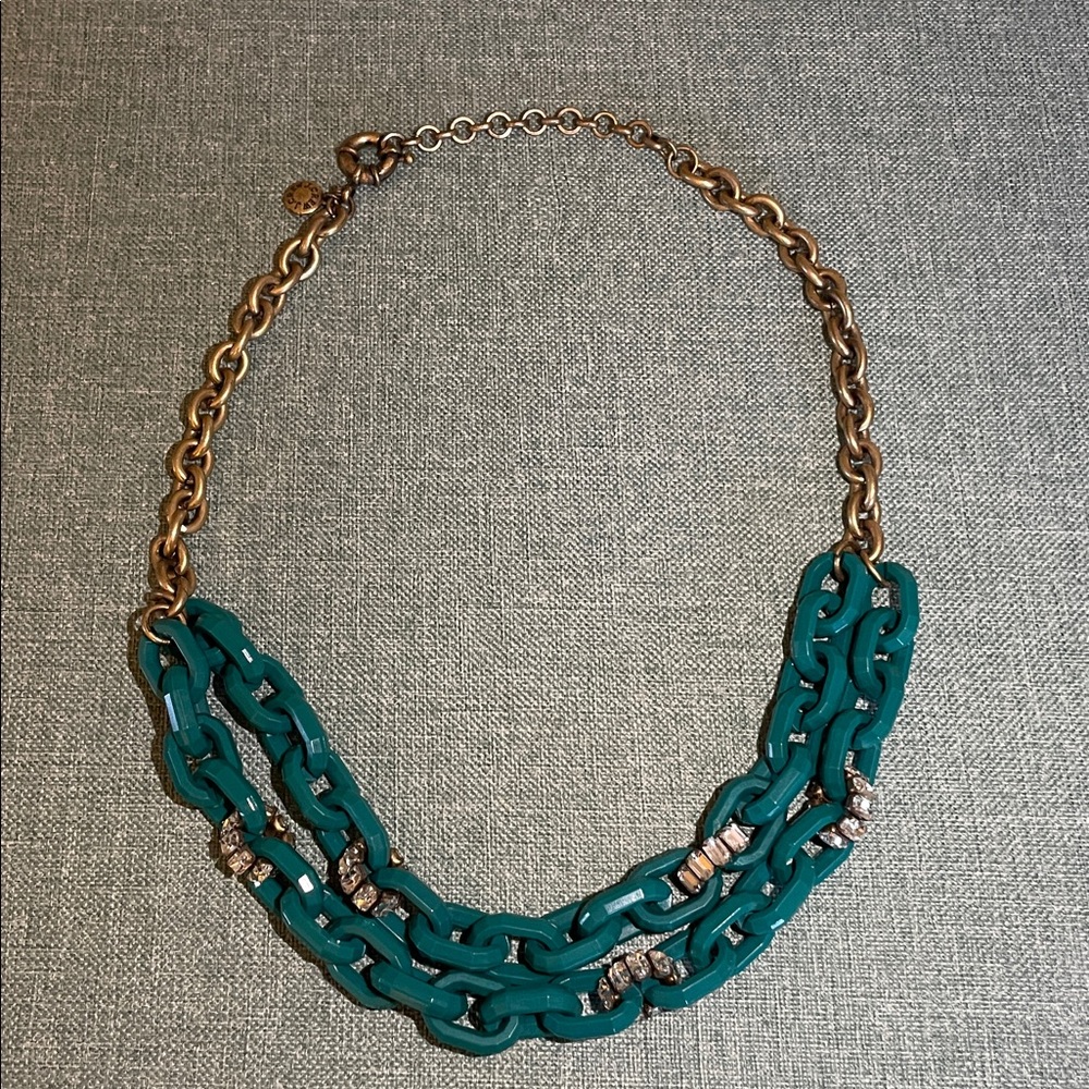 J.Crew | Resin Link Layer Necklace | 21” Adjustable